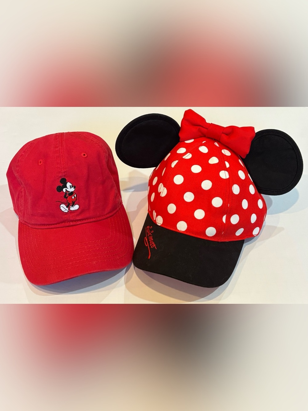 Disney Parks Walt Disney World Mickey and Minnie Mouse Youth Baseball Caps